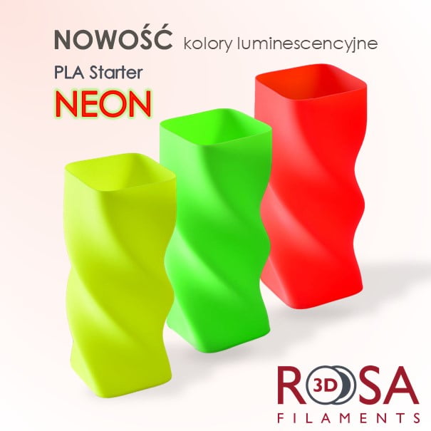 PLA Starter 800g NEON ORANGE - Rosa3D - Image 5
