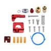 KIT Completo Tubo PTFE Azul + 4 Molas + Extrusor Creality de Metal Vermelho (Extruder compatível com bowden CR10S-PRO, MAX, CR-10, Ender ) - AIMSOAR
