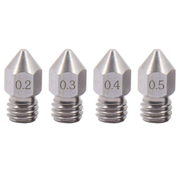 0.4mm Aço Inox Steel Nozzle MK8  - AIMSOAR