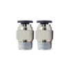 PC4-M10 Conector Pneumático para tubo PTFE Quick Push-In  - AIMSOAR