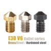 0.6mm B-SERIES PREMIUM Latão Nozzle V6 (compatível com E3D ) - AIMSOAR