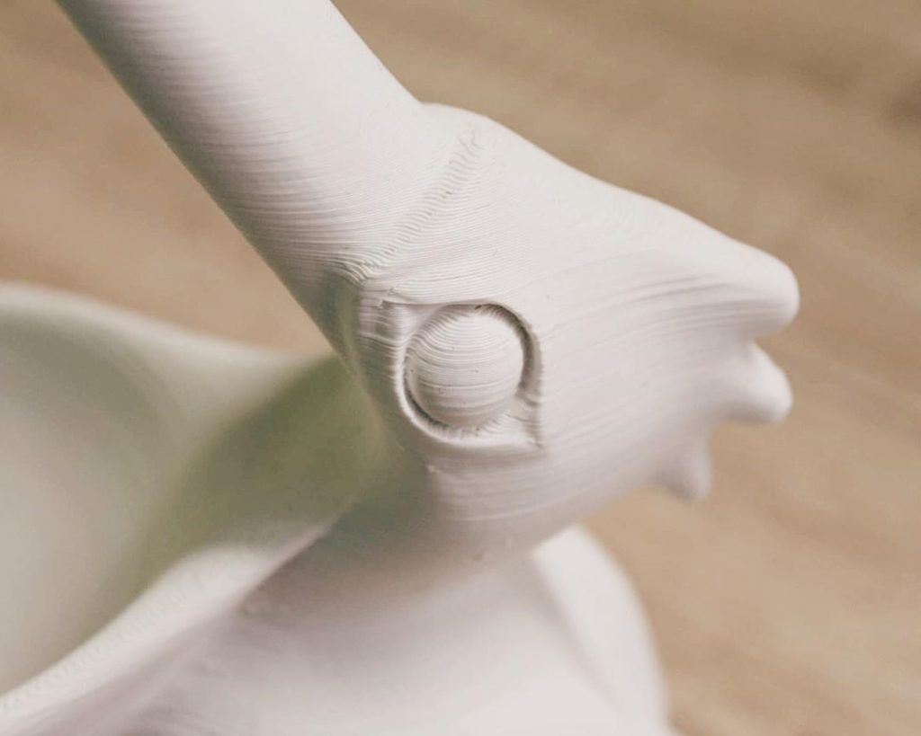 ABS "NOT DEAD" 10m (Amostra) WHITE - Filament PM - Image 4