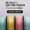 PLA+ PASTEL EDITION Pastel Pack + Samples Baby Blue Banana Yellow Bubblegum Pink Sweet Mint - Filament PM