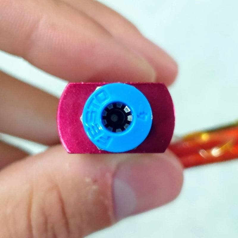 QS-1/8-4 Conector Profissional Pneumático para tubo PTFE Quick Push-In fitting  - FESTO - Image 4