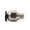 PC4-M6 Conector Pneumático Vazado para tubo PTFE Quick Push-In  - AIMSOAR