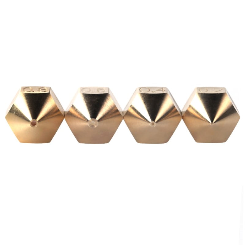 0.6mm B-SERIES PREMIUM Latão Nozzle MK8  - AIMSOAR - Image 2