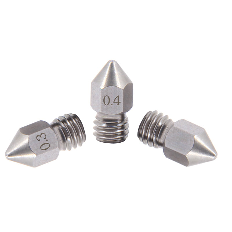 0.4mm Aço Inox Steel Nozzle MK8  - AIMSOAR - Image 3