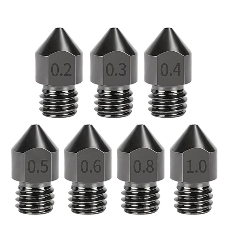 0.4mm Aço Endurecido Hardened Steel Nozzle MK8  - AIMSOAR - Image 4