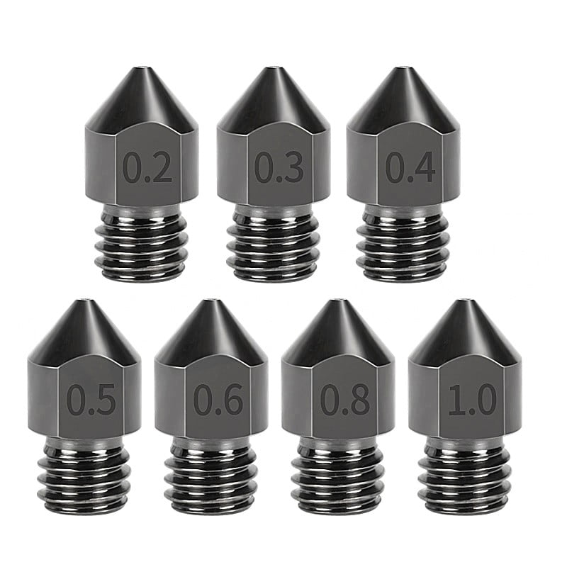 0.4mm Aço Endurecido Hardened Steel Nozzle MK8  - AIMSOAR - Image 4