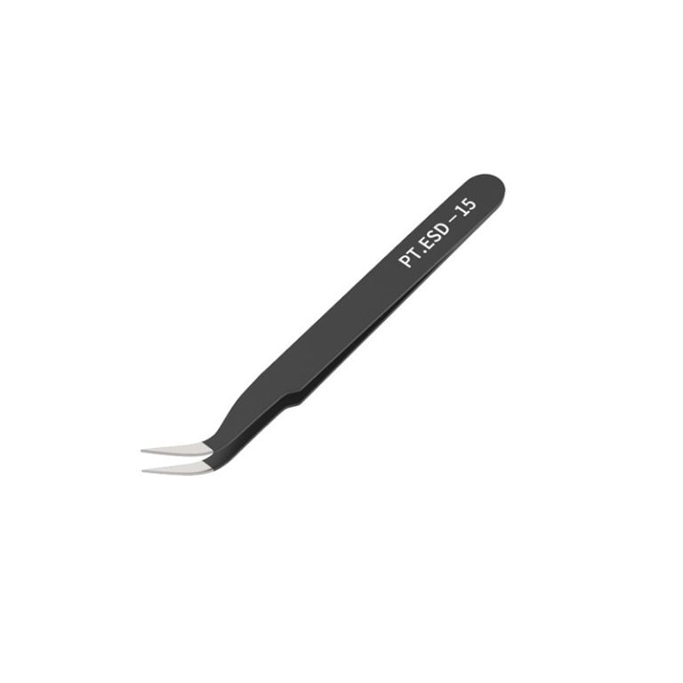Pinça Angular para Limpeza  110mm 10mm ( Tweezers elbow ) - AIMSOAR - Image 3