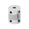 União Elástica Acoplador Flexível  5mm 8mm Alumínio ( Flexible coupling 5mmX8mmx25mm ) - AIMSOAR