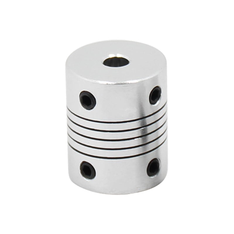 União Elástica Acoplador Flexível  5mm 8mm Alumínio ( Flexible coupling 5mmX8mmx25mm ) - AIMSOAR - Image 2