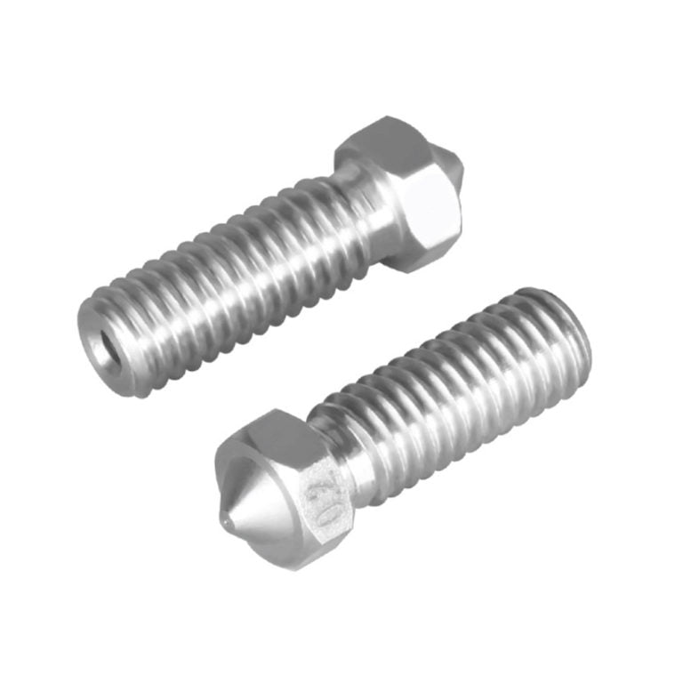 0.4mm Aço Inox Steel Nozzle Volcano (compatível com E3D Tevo Tarantula, Artillery Sidewinder) - AIMSOAR