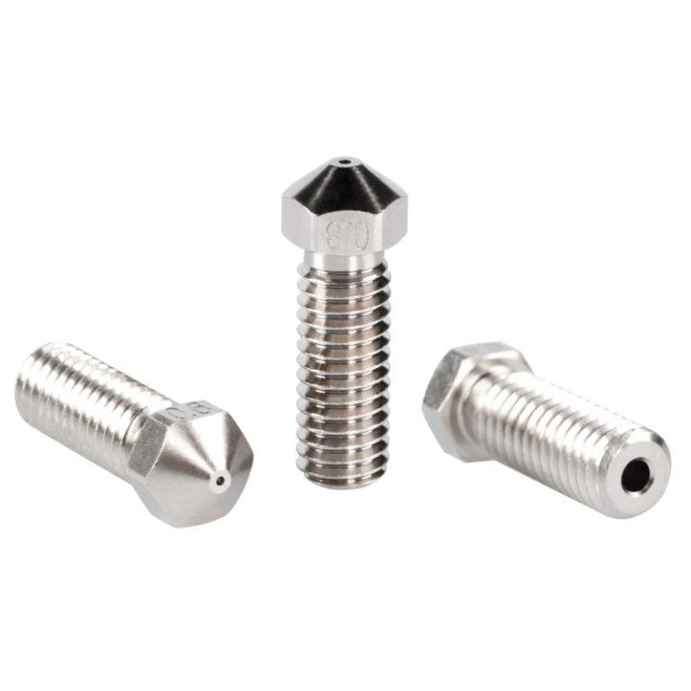 0.4mm B-SERIES PREMIUM Aço Inox Steel Nozzle Volcano (compatível com E3D Tevo Tarantula, Artillery Sidewinder) - AIMSOAR - Image 4