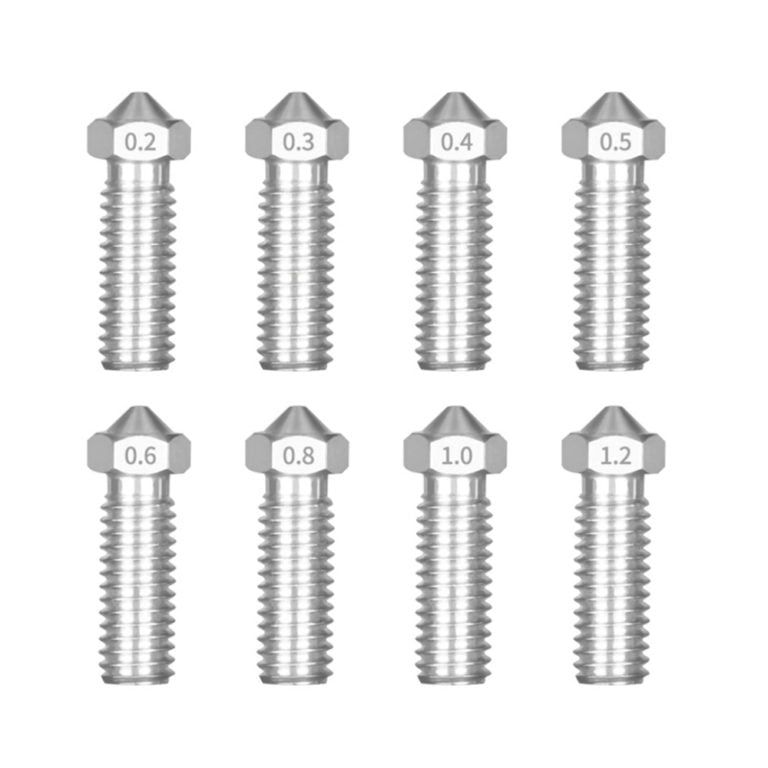 0.4mm Aço Inox Steel Nozzle Volcano (compatível com E3D Tevo Tarantula, Artillery Sidewinder) - AIMSOAR - Image 4