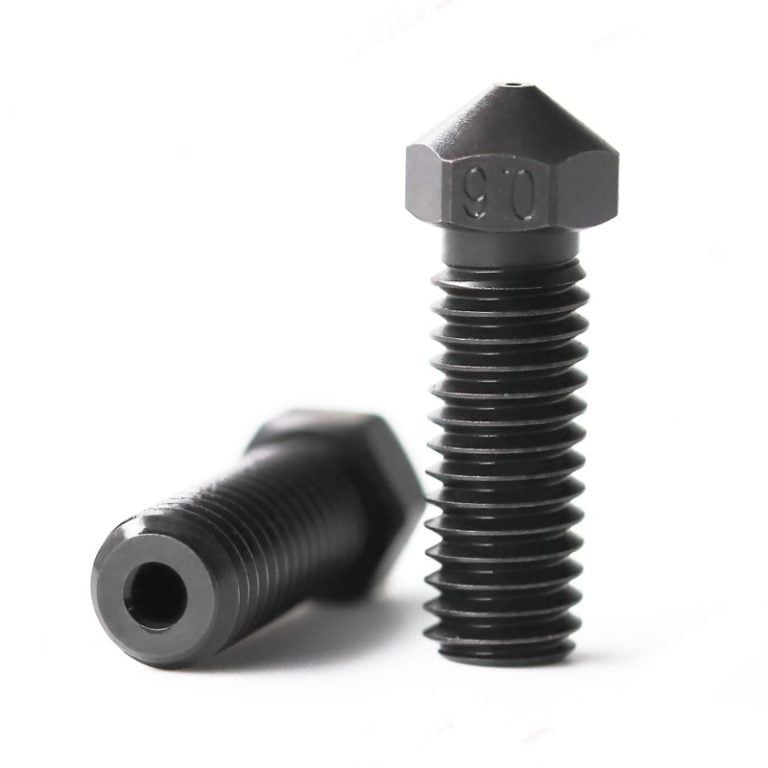 0.4mm B-SERIES PREMIUM Aço Endurecido Hardened Steel Nozzle Volcano (compatível com E3D Tevo Tarantula, Artillery Sidewinder) - AIMSOAR