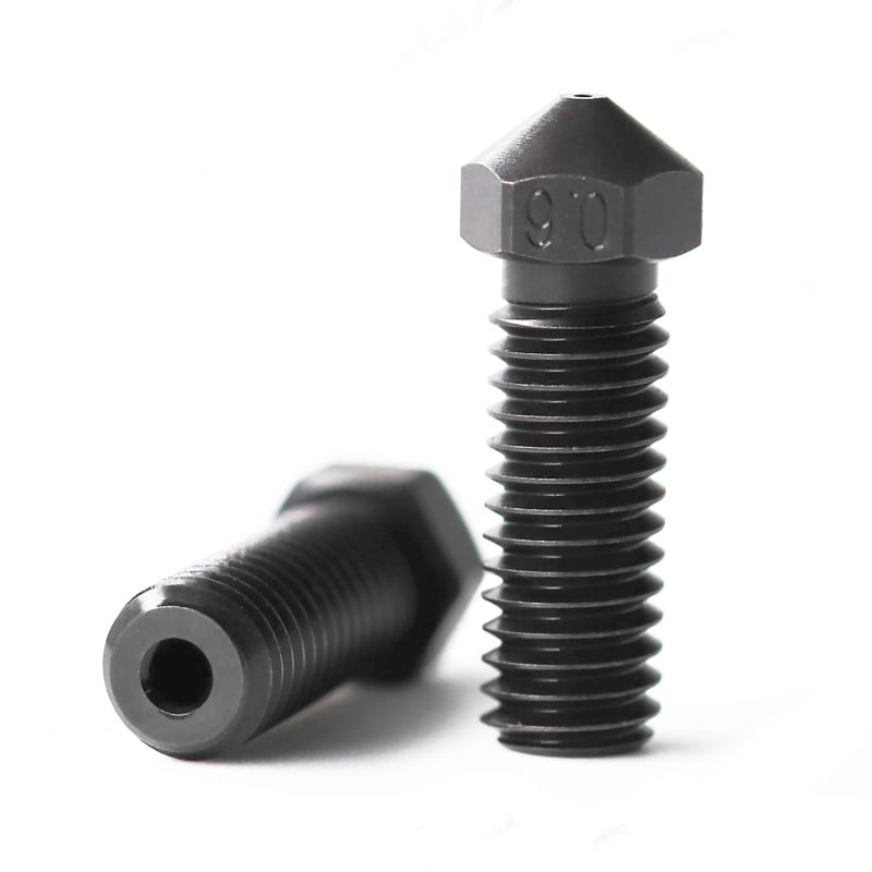 0.4mm B-SERIES PREMIUM Aço Endurecido Hardened Steel Nozzle Volcano (compatível com E3D Tevo Tarantula, Artillery Sidewinder) - AIMSOAR