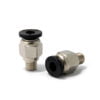 PC4-M6 Conector Pneumático Vazado para tubo PTFE Quick Push-In  - AIMSOAR
