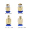 PC4-M6 Conector Pneumático para tubo PTFE Quick Push-In  - AIMSOAR