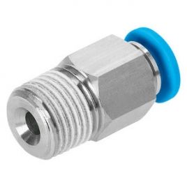 QS-1/8-4 Conector Profissional Pneumático para tubo PTFE Quick Push-In fitting  - FESTO - Image 2