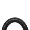 1m Tubo Anelado Corrugado PP 29mm diâmetro Aberto Preto (mangueira de plástico flexível passa cabos elétricos) - OEM