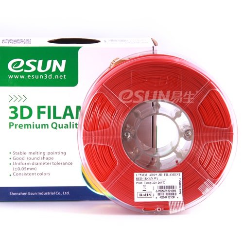 ABS+ 1kg Red - ESUN - Image 5