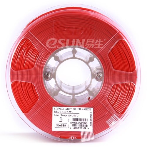 ABS+ 1kg Red - ESUN - Image 2