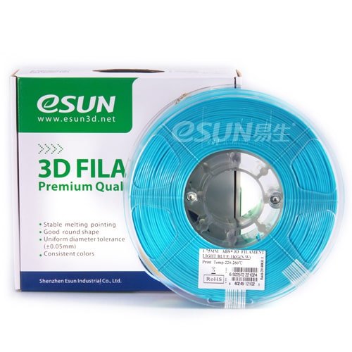ABS+ 1kg Light Blue - ESUN - Image 3