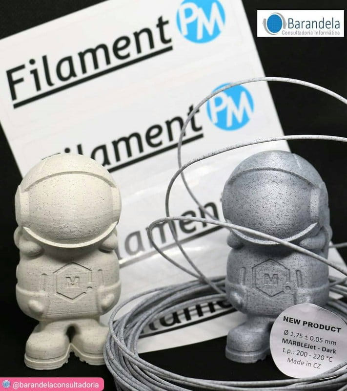 PLA 500g MarbleJet Light ( mármore ) - Filament PM - Image 16