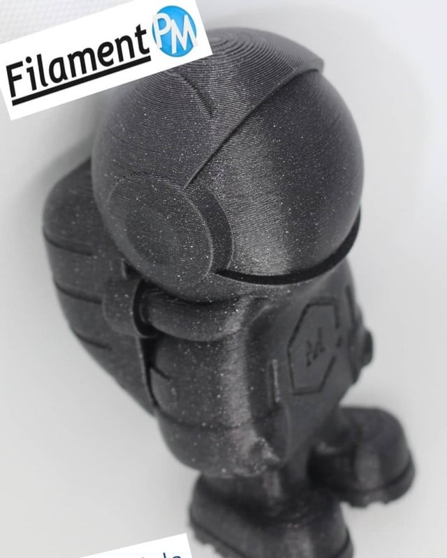 PLA 10m (Amostra) Graphite Black ( Glitter ) - Filament PM - Image 21