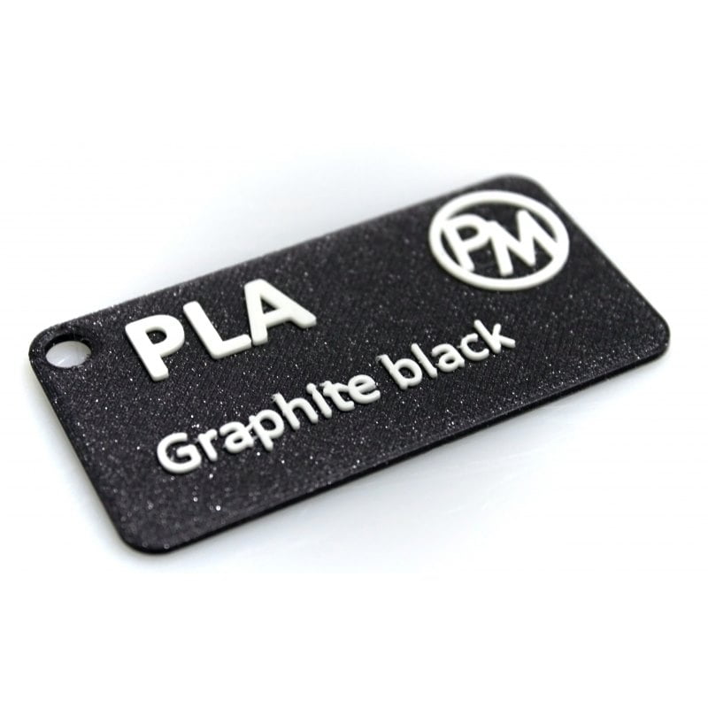 PLA 10m (Amostra) Graphite Black ( Glitter ) - Filament PM - Image 3