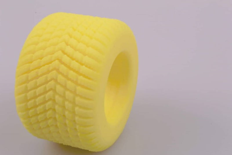 TPE 32 81A 500g RUBBERJET FLEX FLUORESCENT YELLOW ( Menos macio ) - Filament PM - Image 6