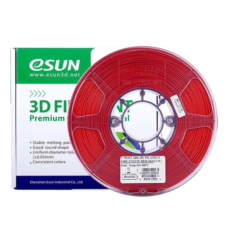 ABS+ 1kg Fire Engine Red - ESUN - Image 6