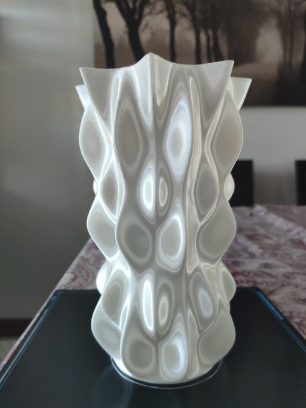 FIBERSILK METALLIC PLA 10M (AMOSTRA) Pearl - Fiberlogy - Image 2