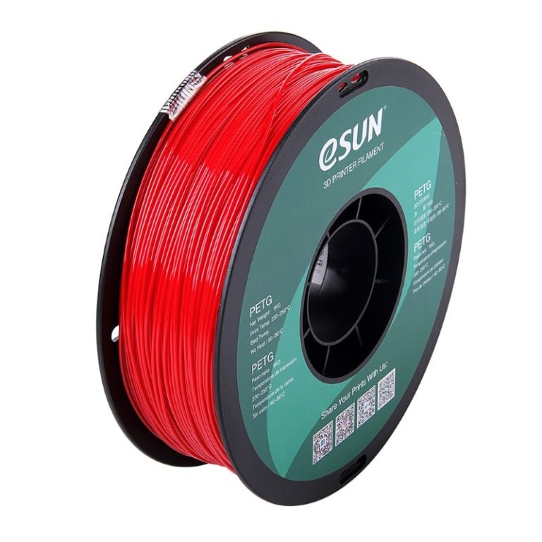 PETG 1kg SOLID Fire Engine Red - ESUN - Image 2