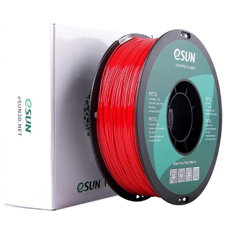 PETG 1kg SOLID Fire Engine Red - ESUN - Image 3