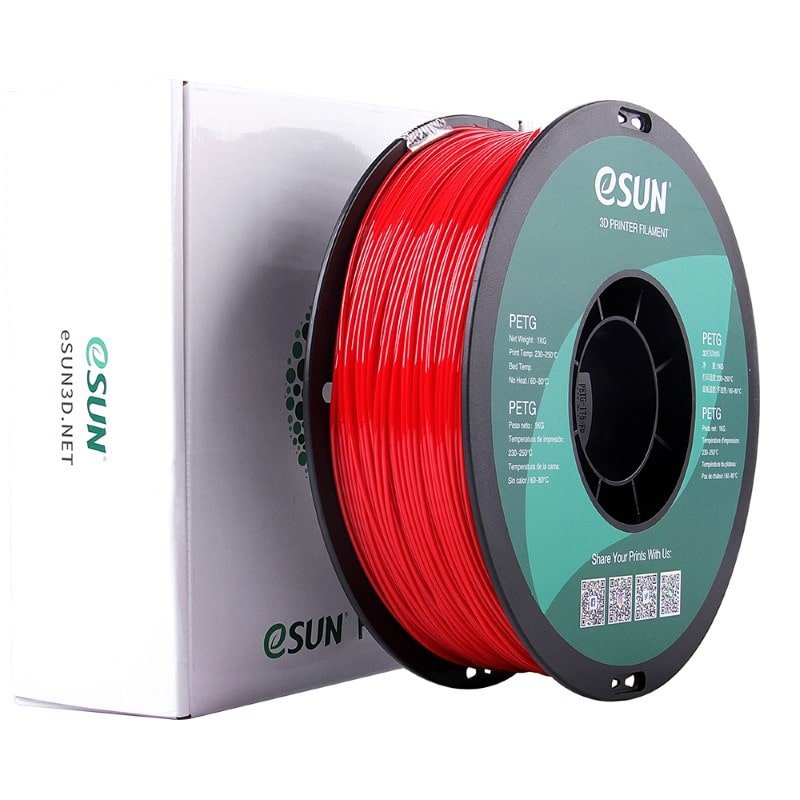 PETG 1kg SOLID Fire Engine Red - ESUN - Image 3