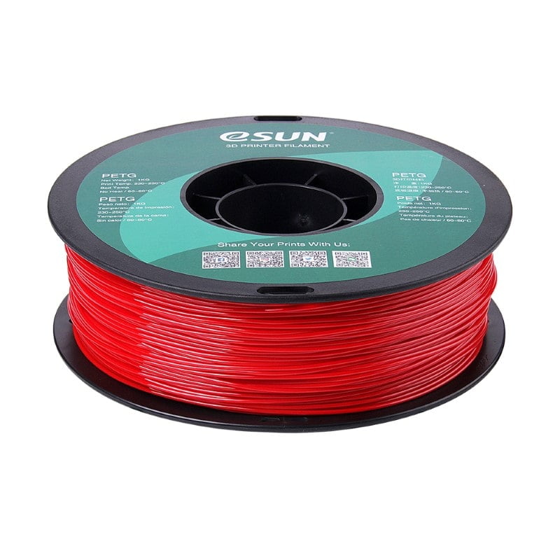 PETG 1kg SOLID Fire Engine Red - ESUN - Image 6