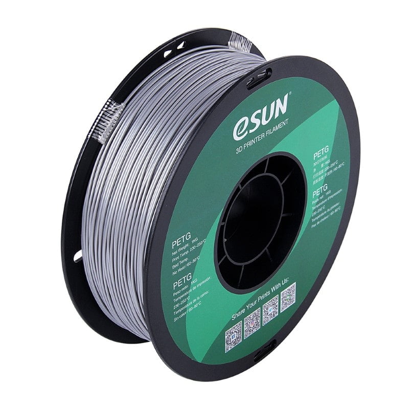 PETG 1kg SOLID Silver - ESUN - Image 2
