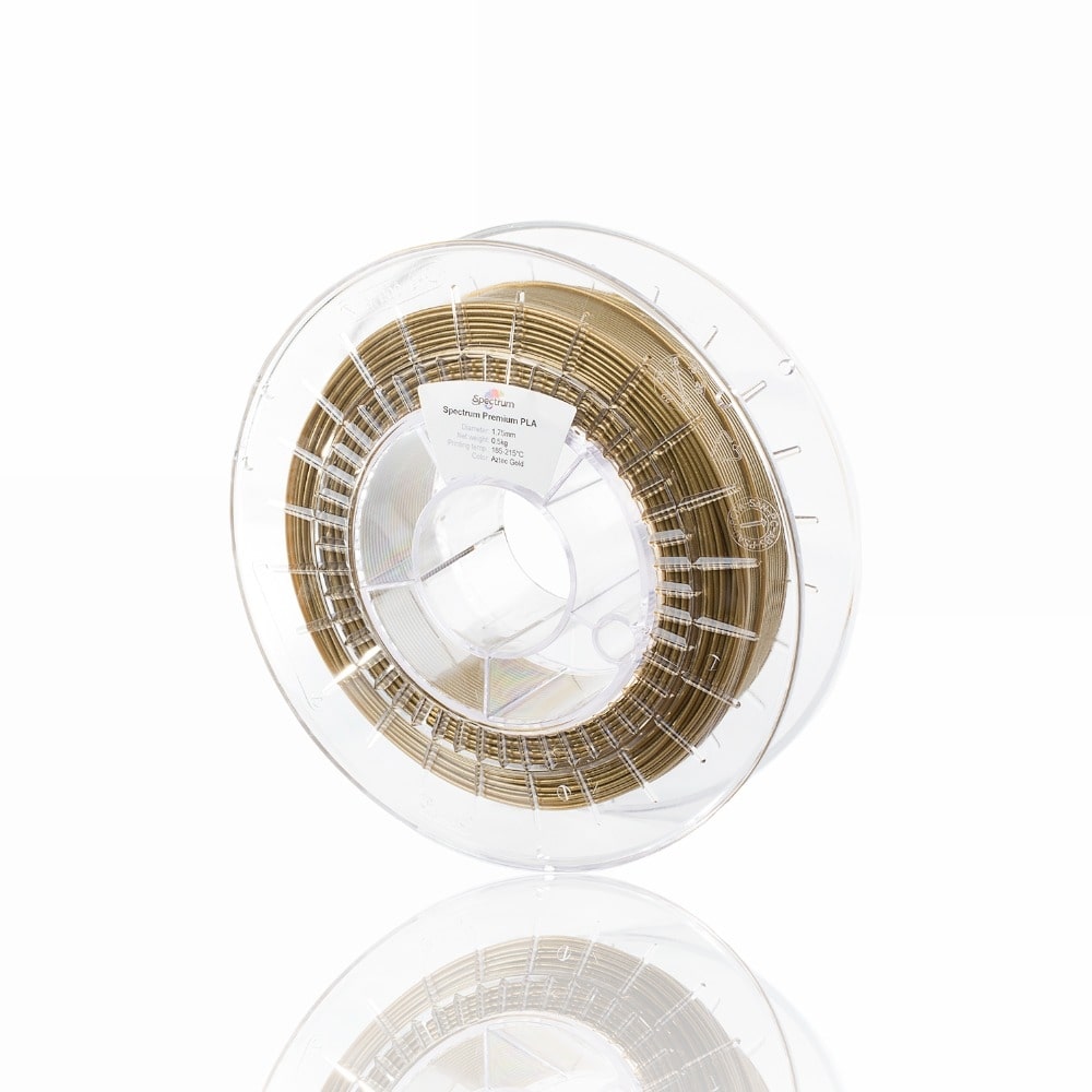 PLA 1,75 0.5kg evolt portuga espana filamento impressao 3d aztec gold ouro