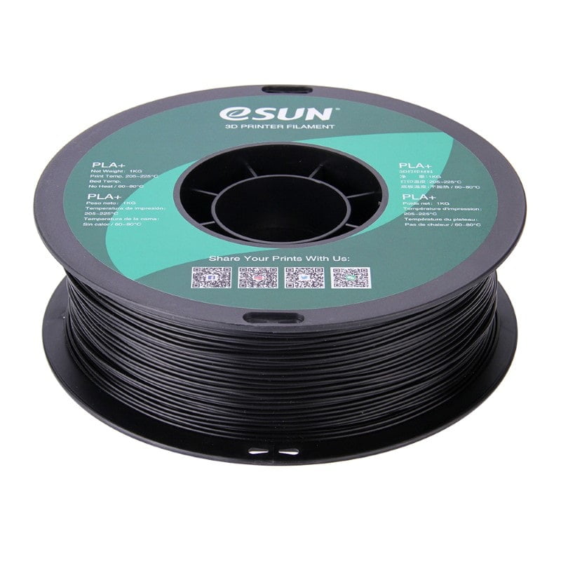 PLA+ PLUS PRO 1kg Black - ESUN - Image 6