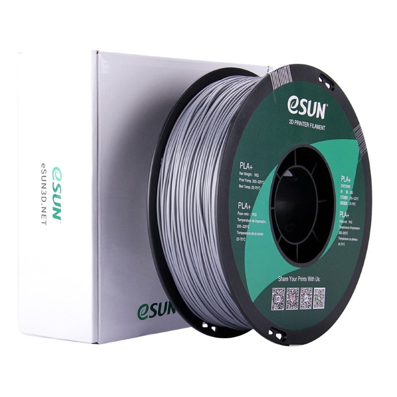 PLA+ PLUS PRO 1kg Silver - ESUN - Image 4