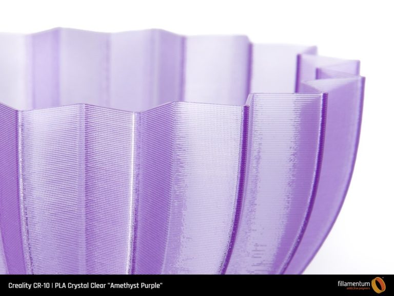 PLA Crystal Clear Amethyst Purple - Fillamentum - Image 5