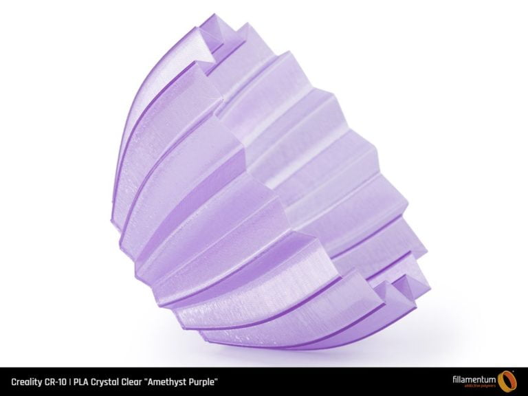 PLA Crystal Clear Amethyst Purple - Fillamentum - Image 4