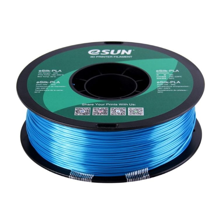 ePLA Silk 1kg Cyan Light Blue - ESUN - Image 4