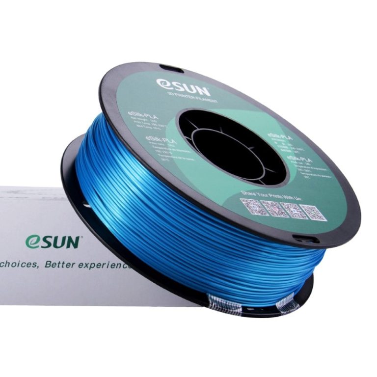 ePLA Silk 1kg Cyan Light Blue - ESUN - Image 3