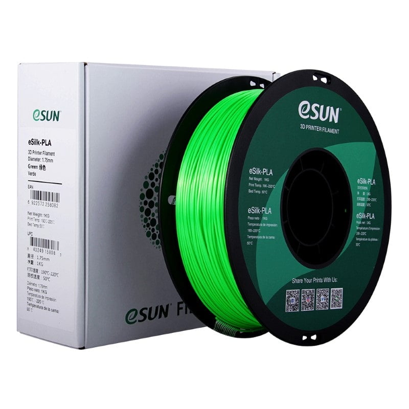 ePLA Silk 1kg Green - ESUN - Image 4