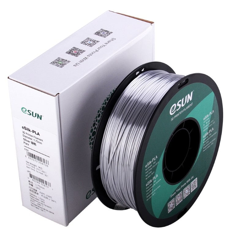 ePLA Silk 1kg Metal Silver - ESUN - Image 8