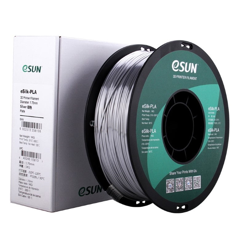 ePLA Silk 1kg Metal Silver - ESUN - Image 7