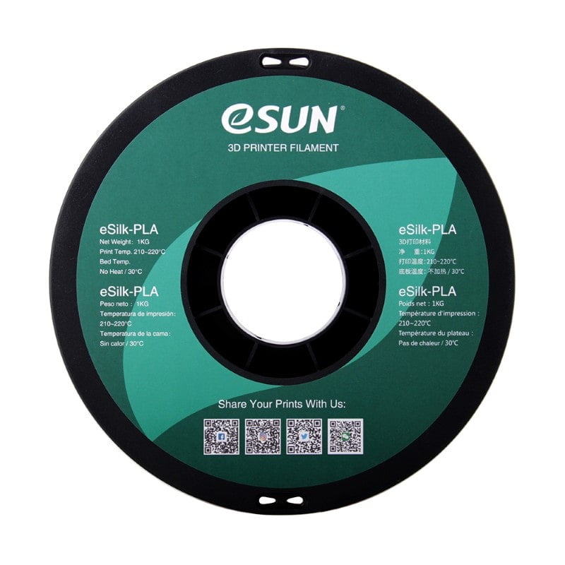 ePLA Silk 1kg Metal Silver - ESUN - Image 4